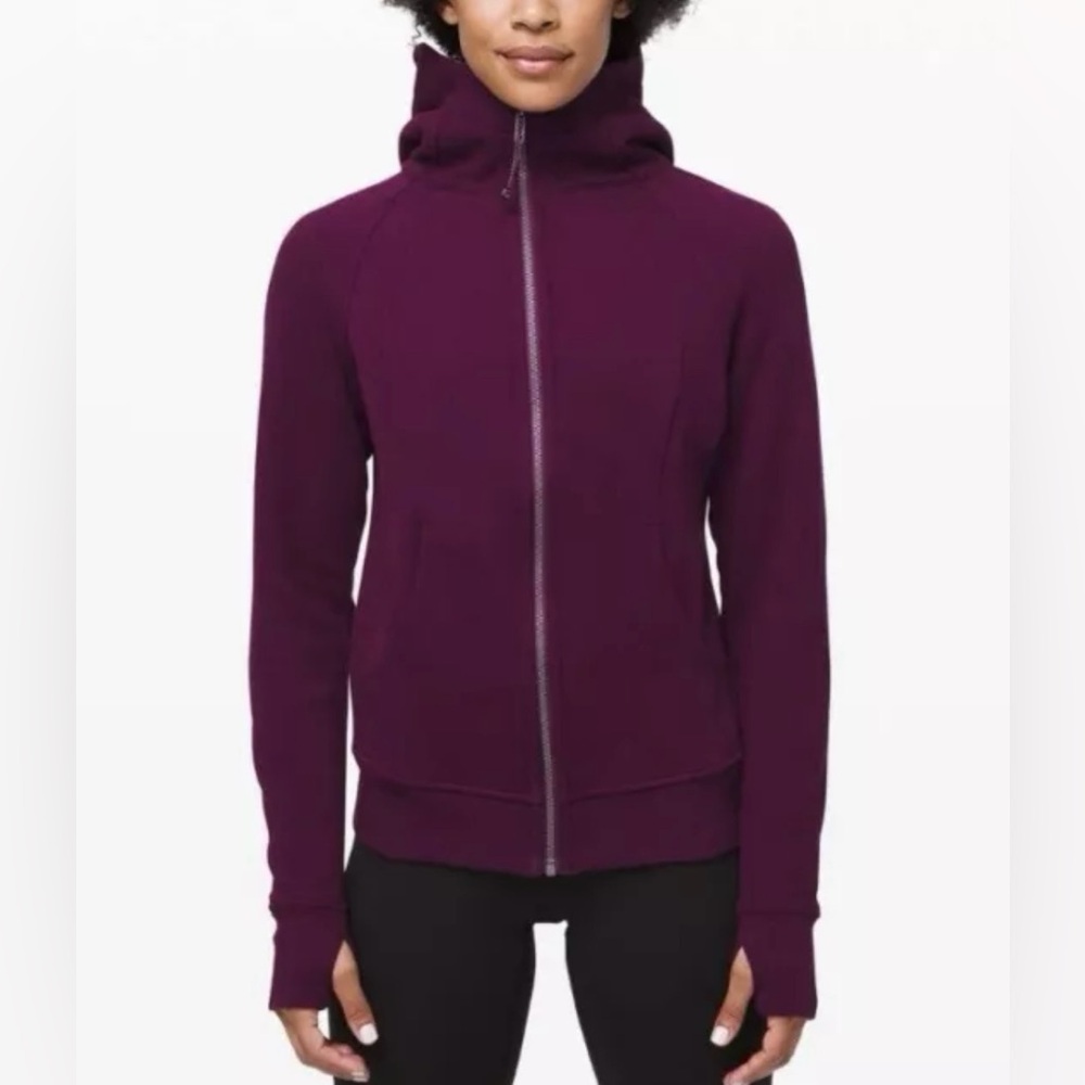 Lululemon~ Women's Scuba Hoodie Light Cotton Fleece Color Marvel Size 8‎